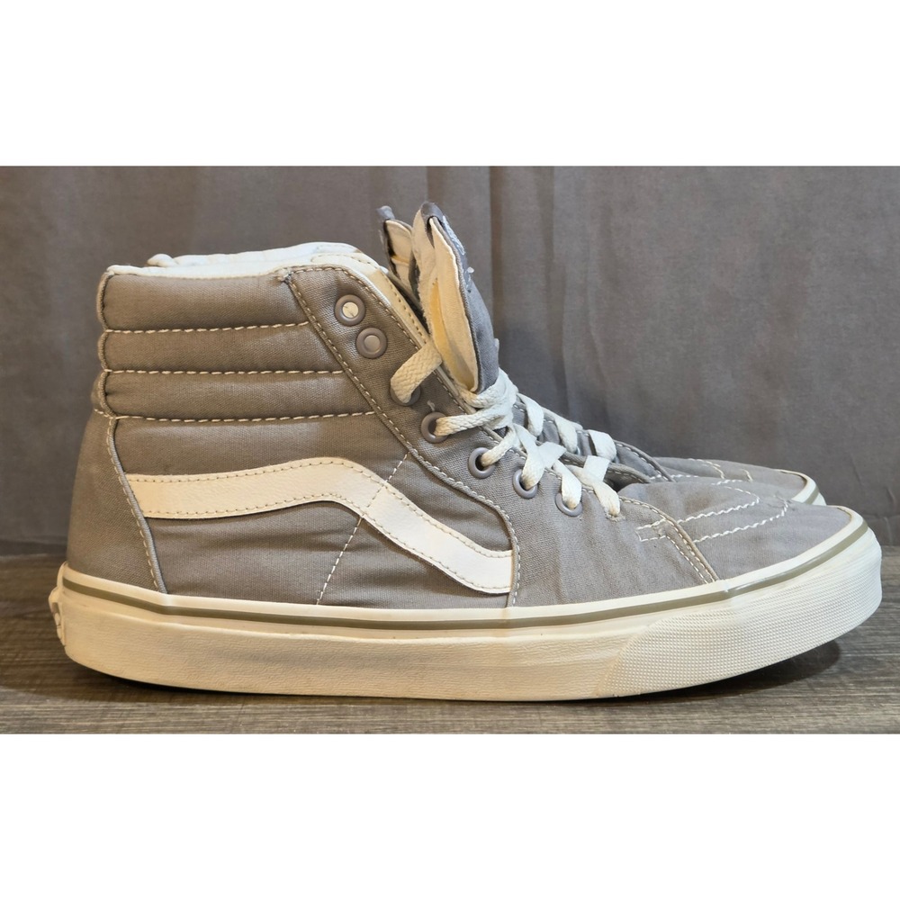 Vans Sk8 Hi Top Sneakers Men's 9 Women's 10.5 Gray